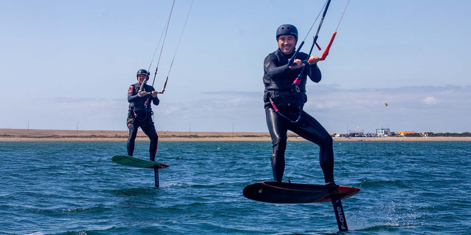 Portland harbour kitefoilers